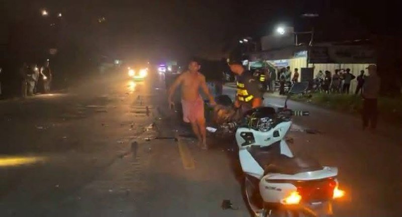 干拉省国道1号线发生严重车祸 2人当场死亡