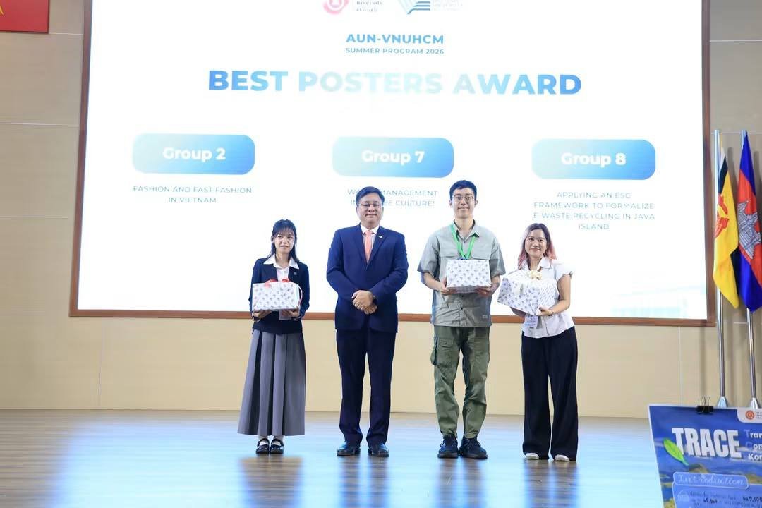 皇家金边大学学生获2026年东盟夏令营最佳海报奖