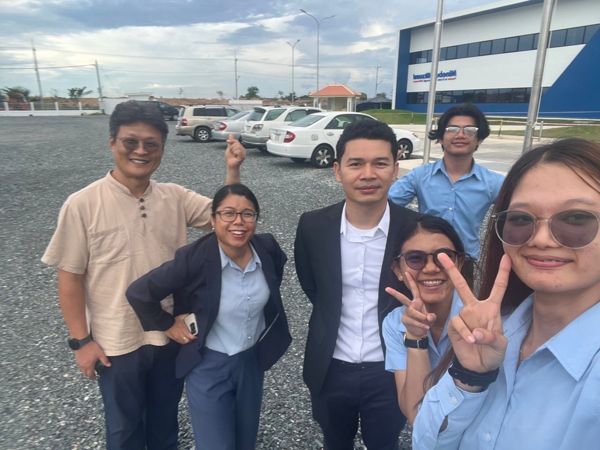 皇家金边大学组织学生赴菩萨省Minebea参观学习