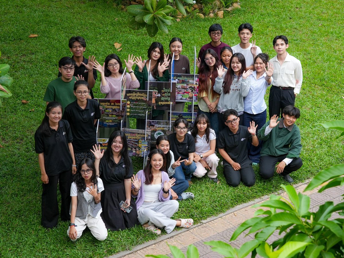 皇家金边大学DMC学生发布社会议题设计项目