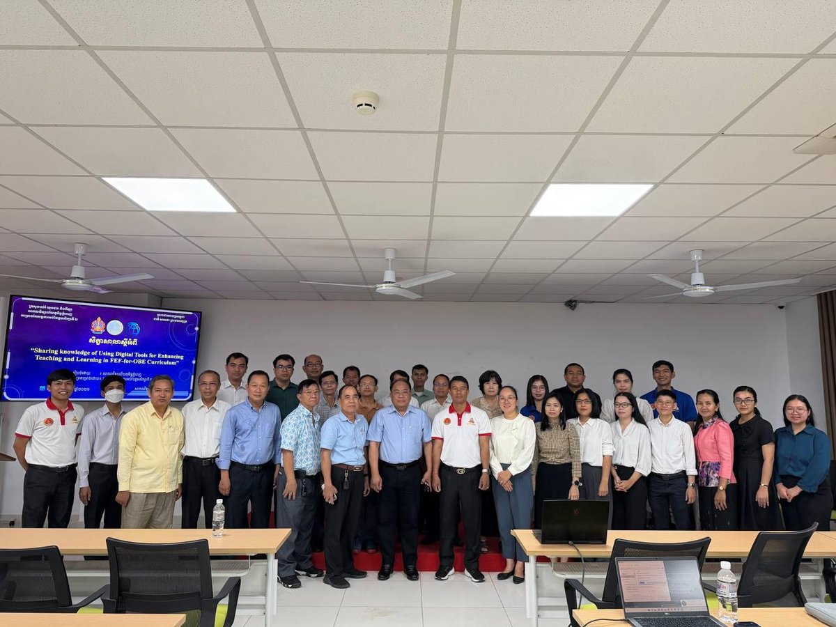 皇家金边大学化学系举办数字教学研讨会 推广FEF框架