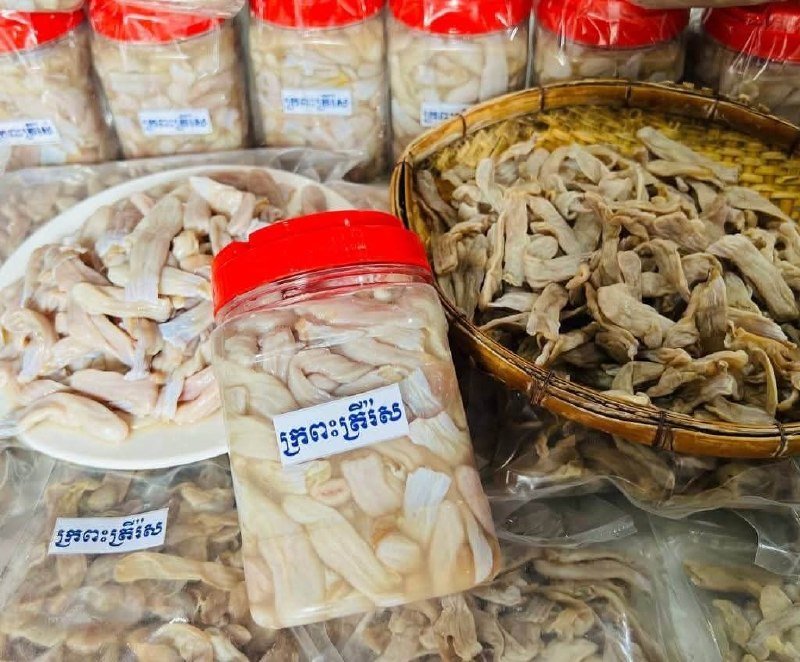 本地新鲜鳢鱼鱼鳔热销 鲜货$9.5/kg 干货$10/0.5