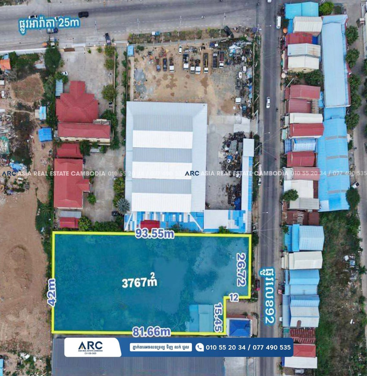 森速区近永旺2地块急售 面积3767平米单价$5xx