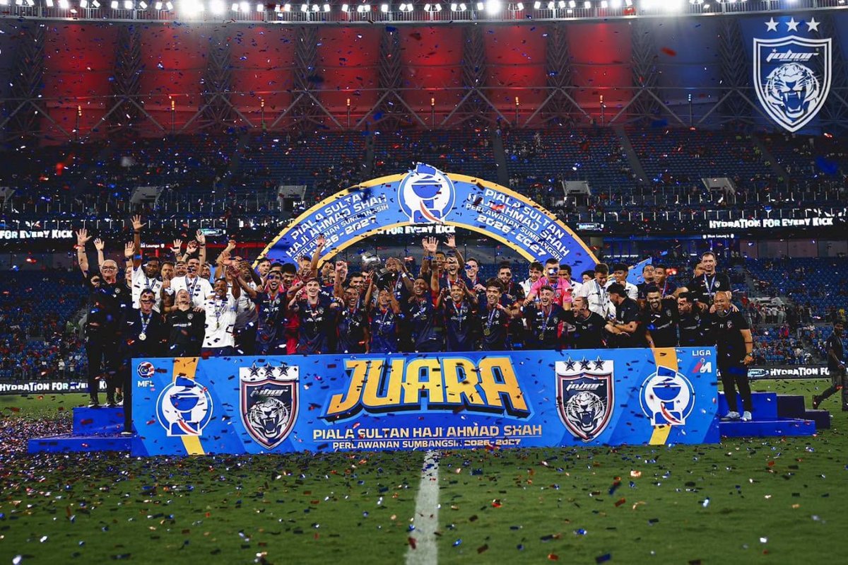 马来西亚JDT足球俱乐部创下109场不败纪录