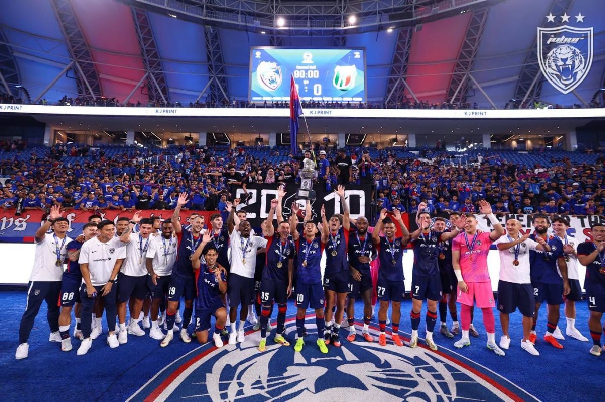马来西亚JDT足球俱乐部创下109场不败纪录