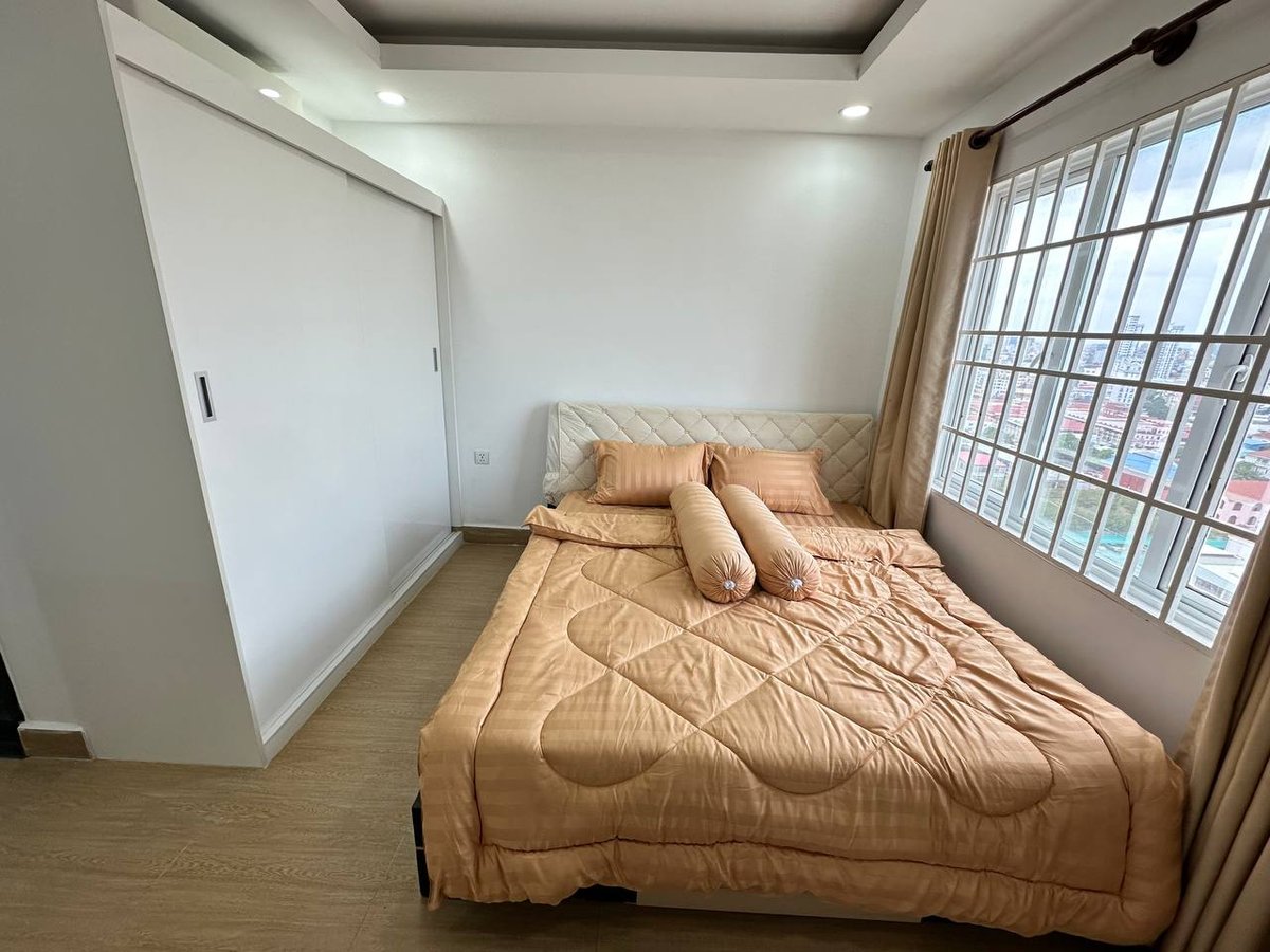 BKK3两房公寓招租 月租$550含物业WiFi 90平米