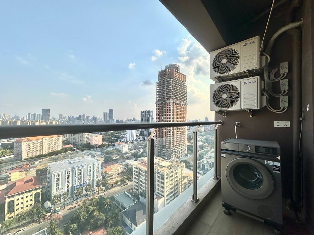 BKK时代广场公寓2房招租 月租$550含全套家具