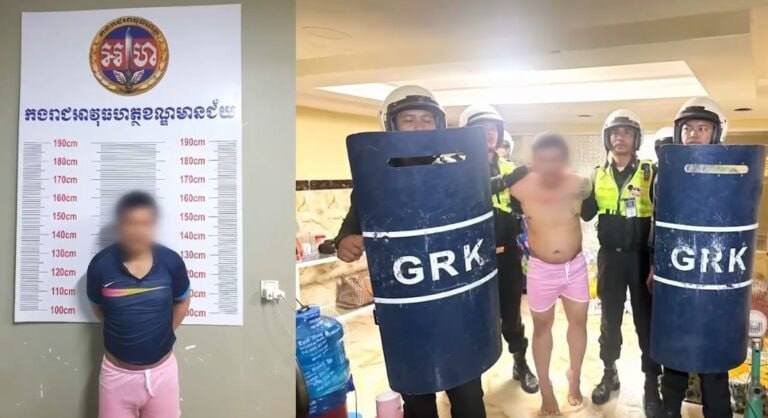棉芷区男子非法拘禁并威胁杀妻 被宪兵当场逮捕