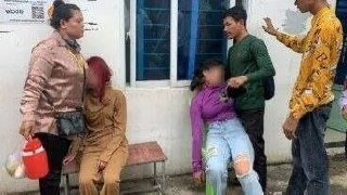 金边贡武区中资制衣厂女工集体晕倒 厂方请和尚祈福