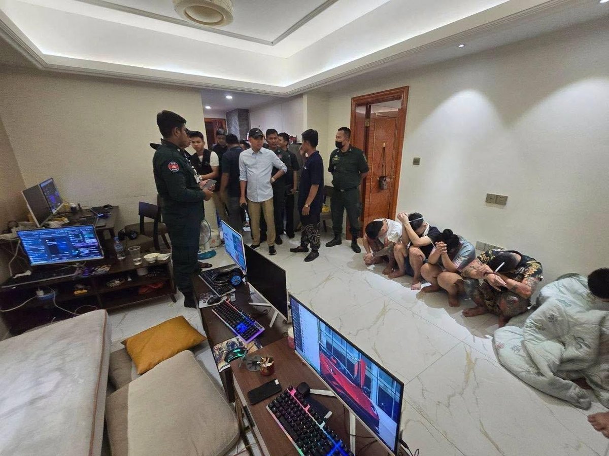 金边森速区Constar City大楼突袭 14名越南人被捕