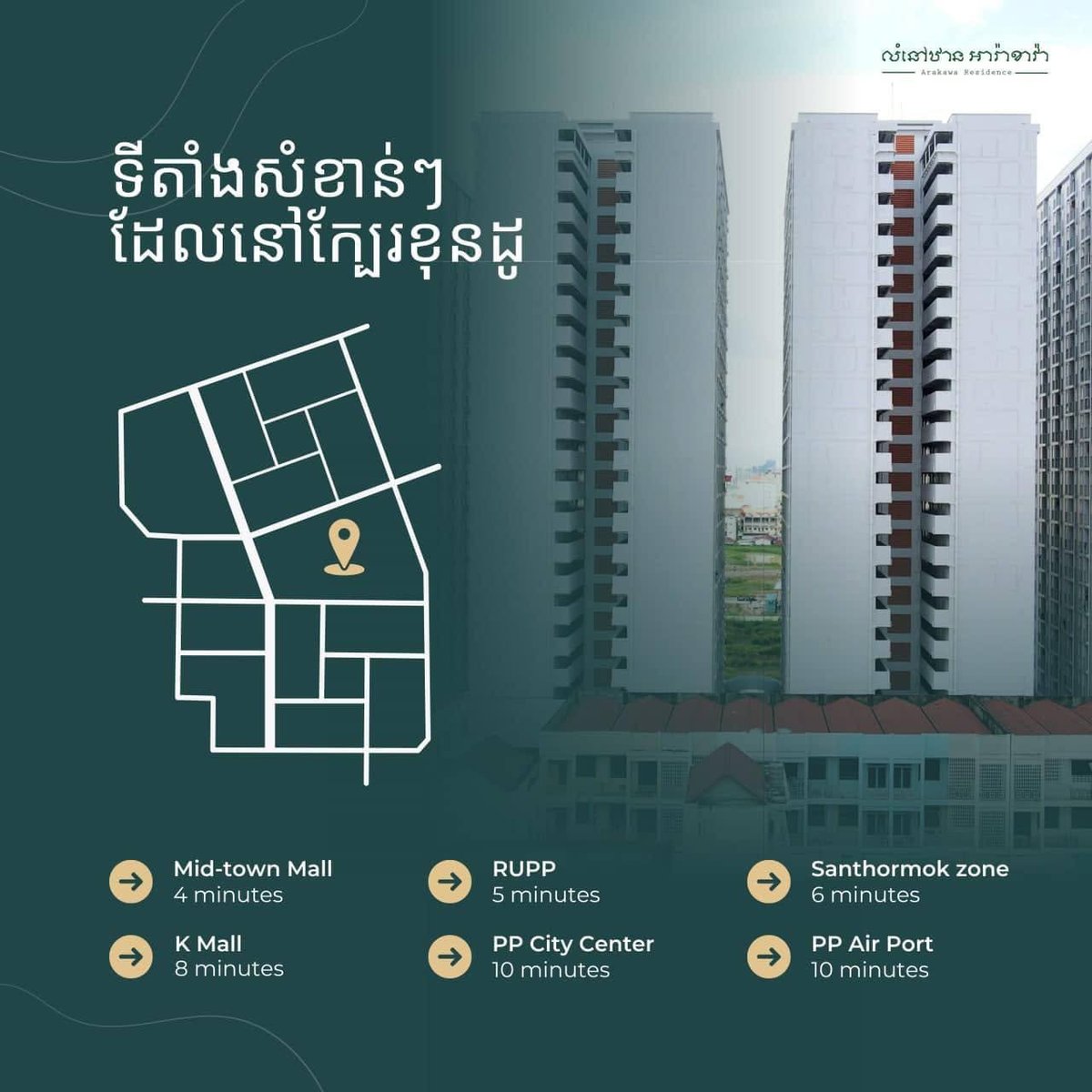 Arakawa Residence公寓招租 月租$260含物