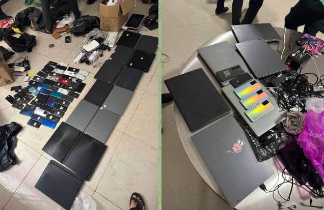 西港警方突袭公寓抓获25人 涉嫌网诈及非法居留