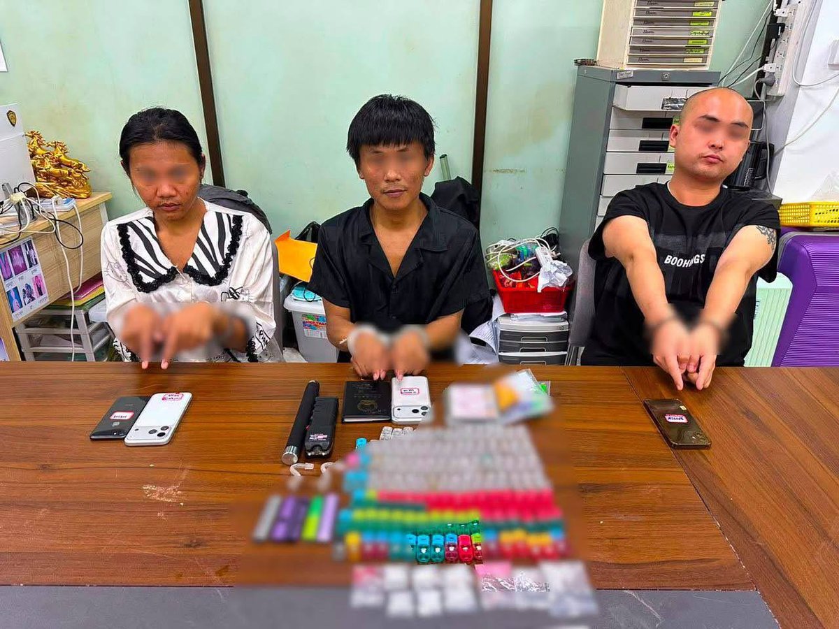 西港警方破获贩毒案 抓获3名涉案人员查获毒品