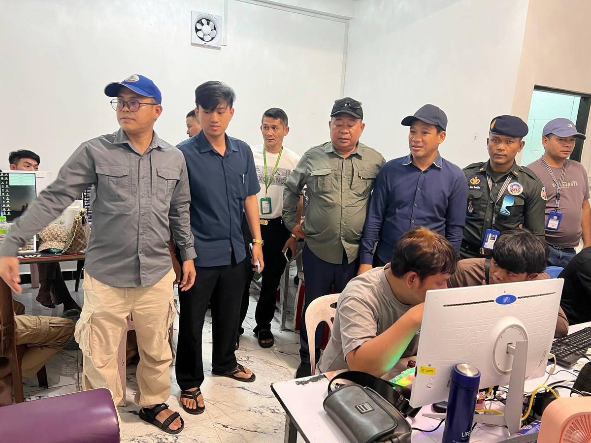 波贝捣毁涉诈窝点 19名柬籍人员被捕