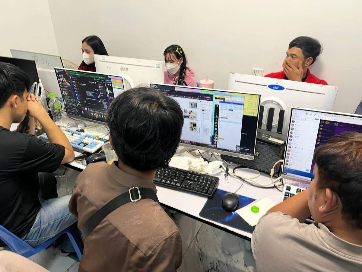 波贝捣毁网诈窝点 19名柬籍涉案人员被捕