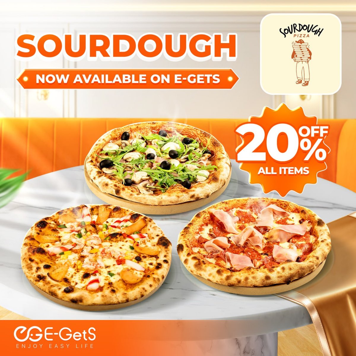 简单点外卖平台新增Sourdough Pizza等知名餐饮品