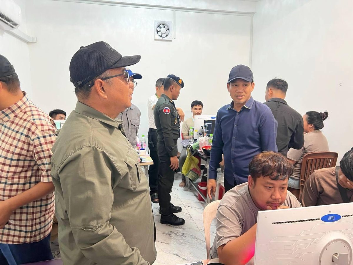 波贝市捣毁一涉诈窝点 逮捕19名柬籍人员