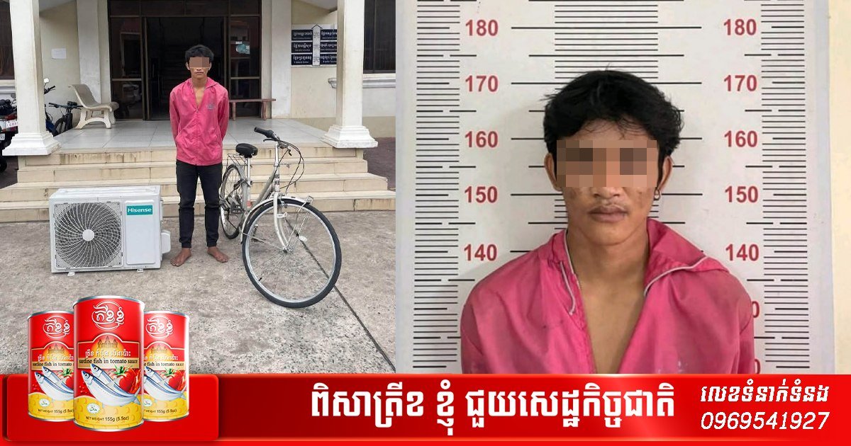 金边发生空调零件盗窃案 嫌疑人已被捕