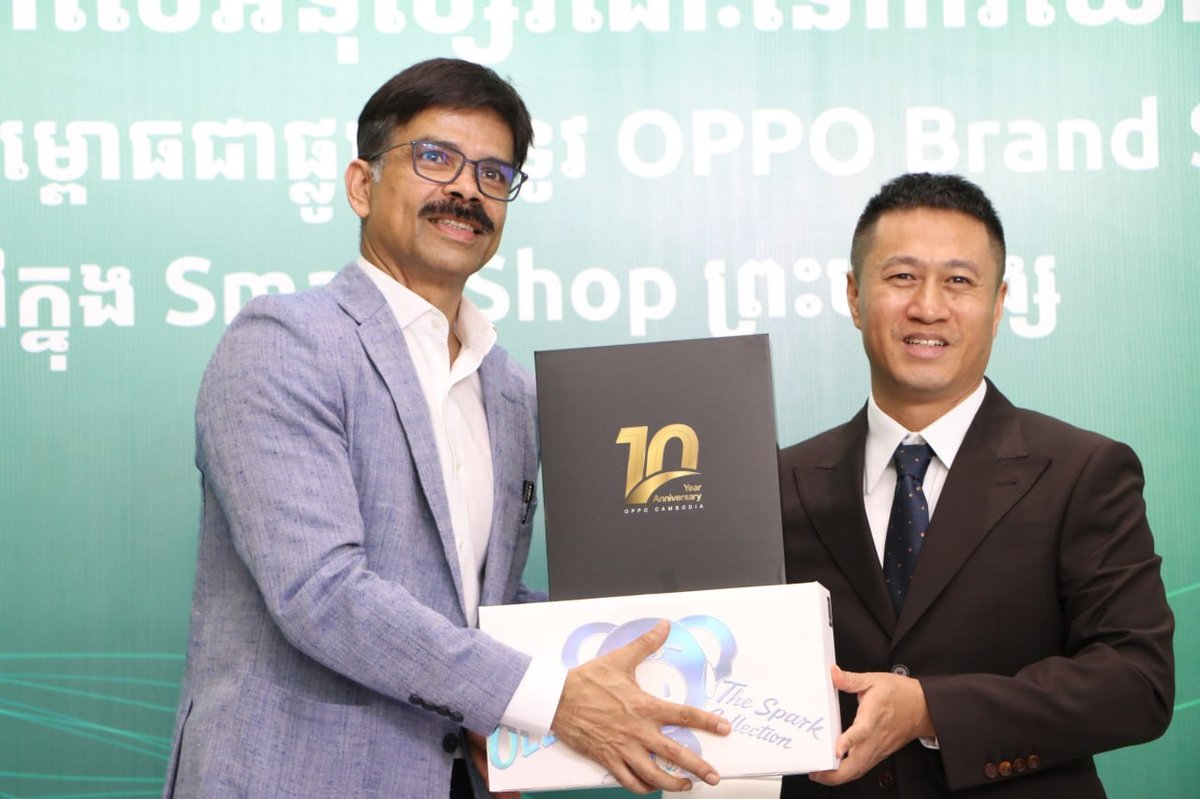 OPPO柬埔寨与Smart达成战略合作 品牌店入驻Smart