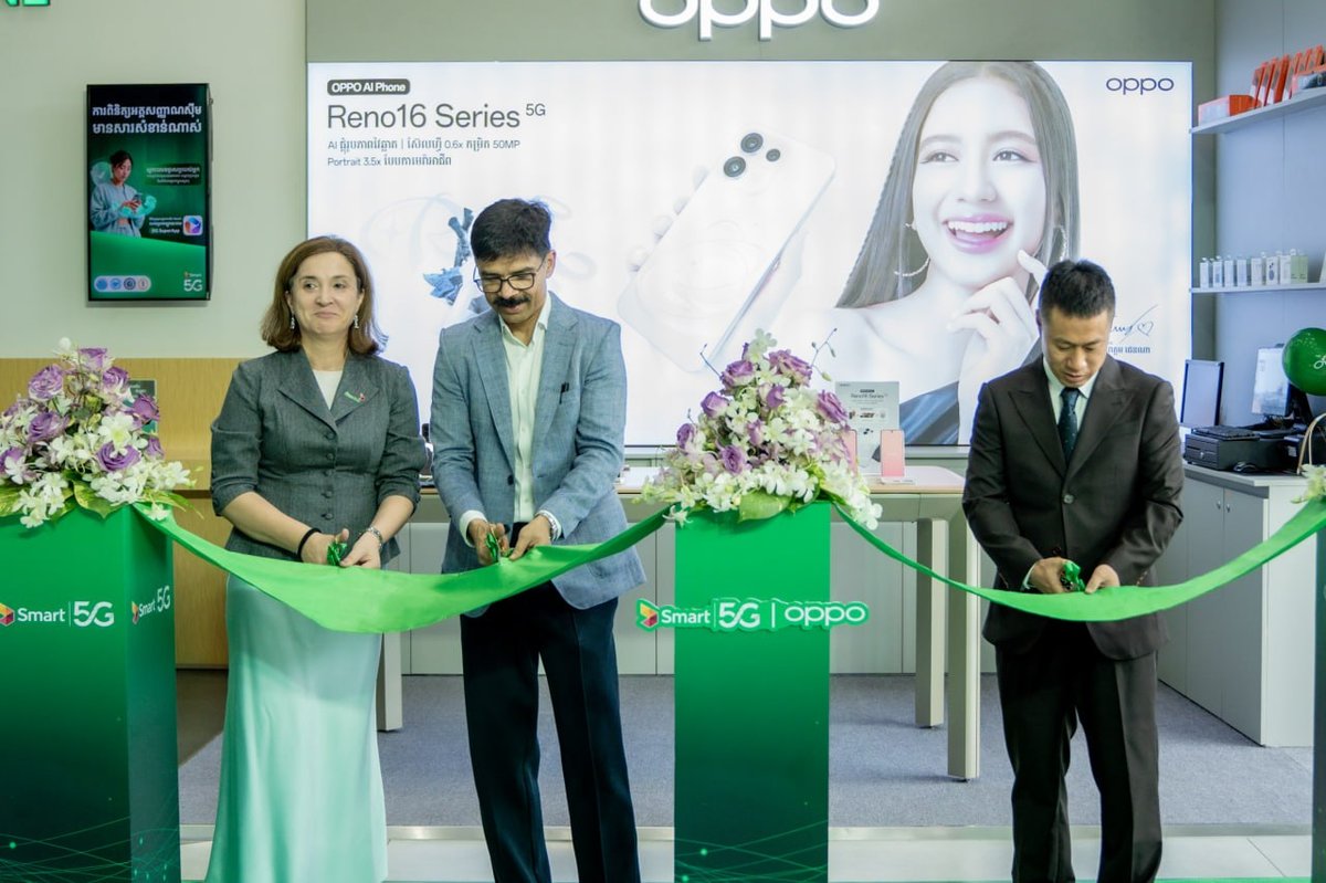 OPPO柬埔寨入驻Smart门店 购机送5G SIM卡