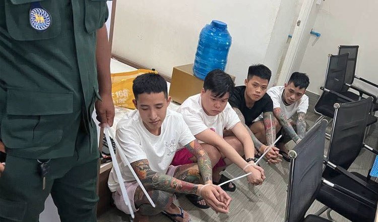 巴域市警方突击行动 逮捕38名涉诈外籍人员