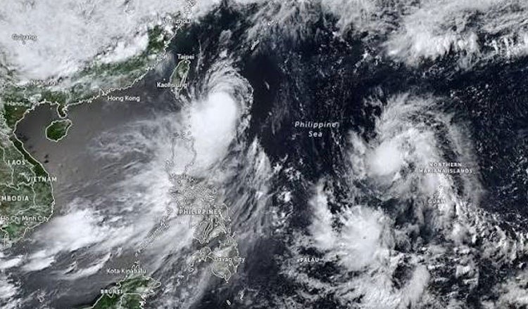 双台风影响柬埔寨 8月14至16日多地有雨