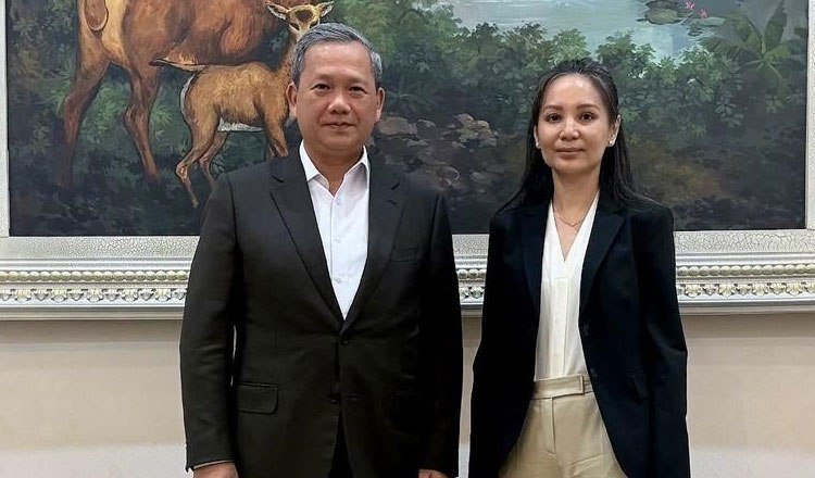洪玛奈会见金速卡之女 双方进行工作讨论