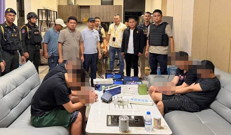 西港警方突袭诈骗窝点 逮捕4名中国籍嫌疑人