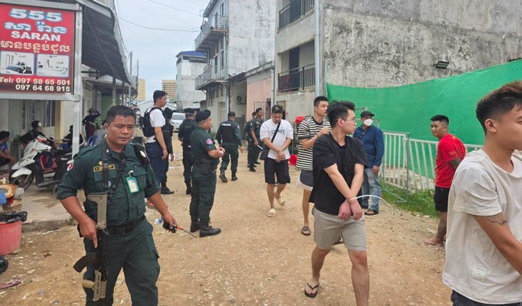 柴桢省警方突击网络诈骗窝点 110名外籍嫌疑人被捕