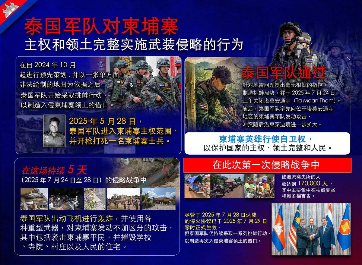 柬埔寨官方发布边境历史资料 强调领土主权立场