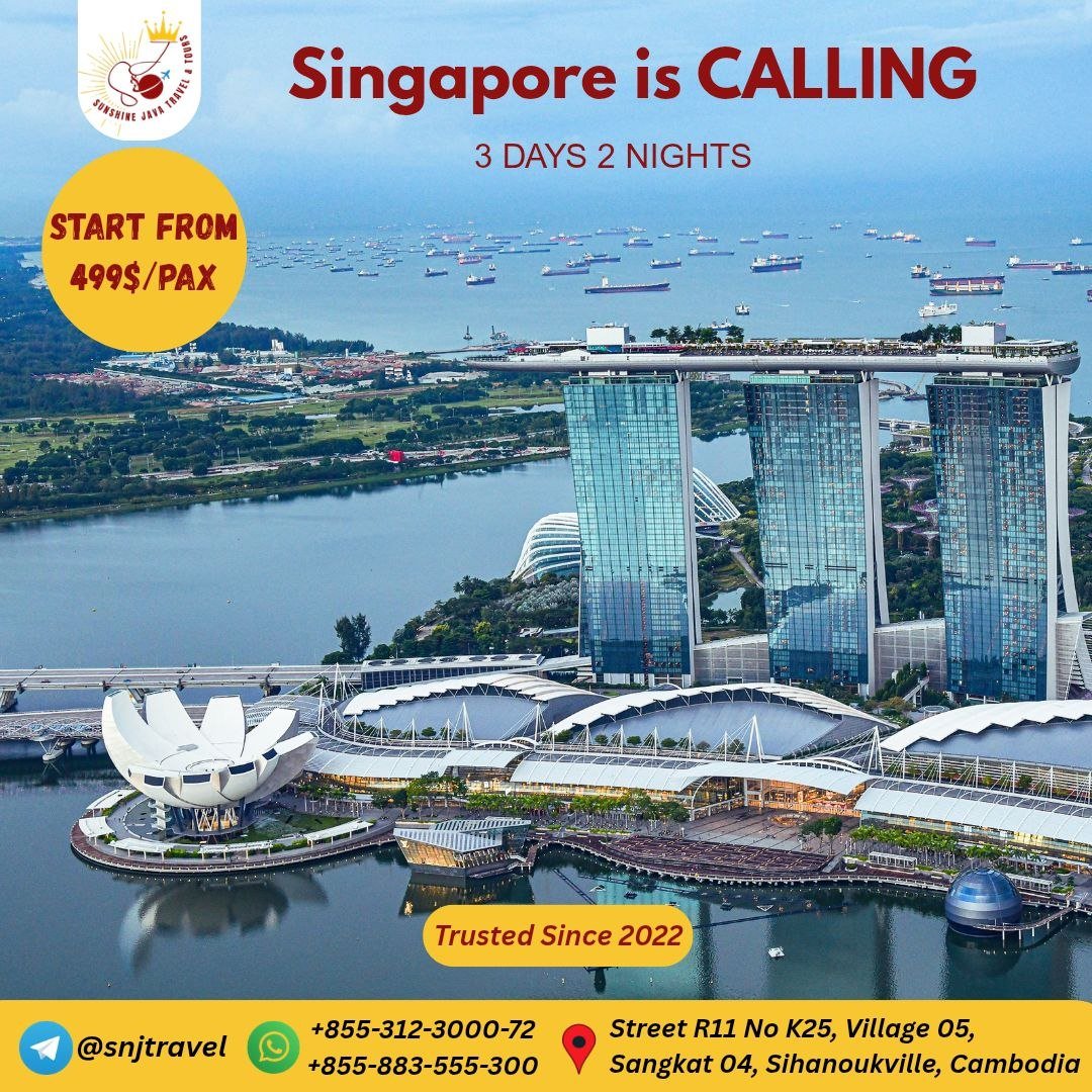 西港Sunshine Java旅行社提供签证工作证及旅游服务