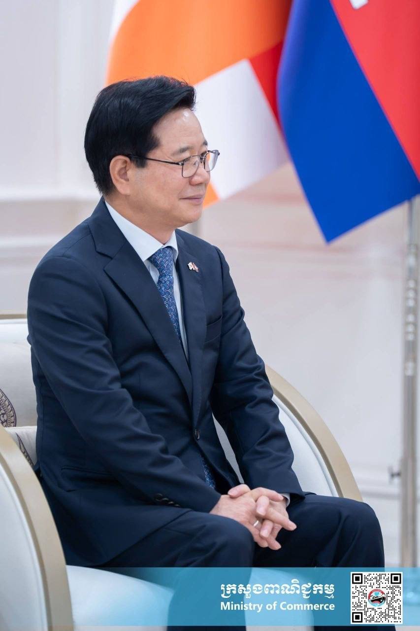 柬埔寨商务部与韩国大使探讨深化双边经贸合作