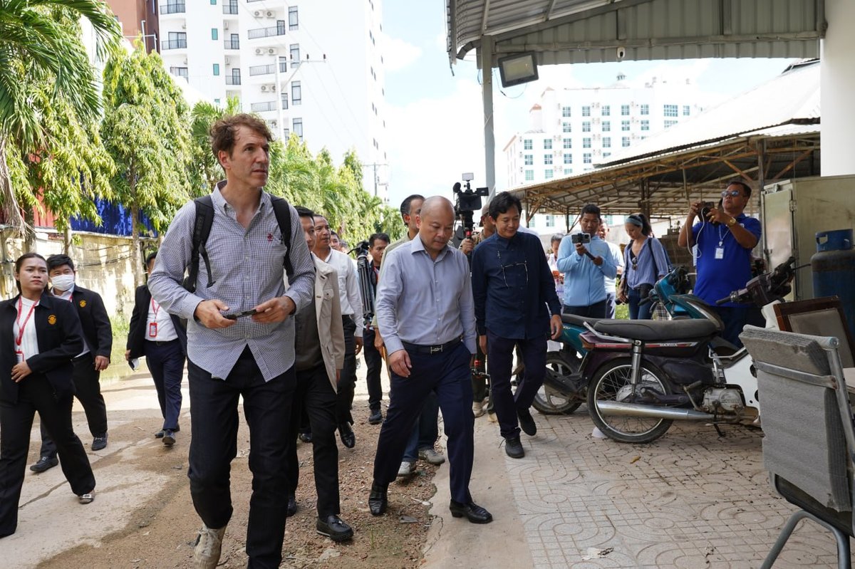 媒体实地探访巴域市已取缔电诈窝点