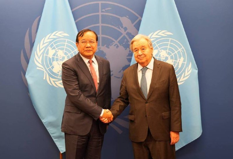 布拉索昆会见联合国秘书长 讨论柬泰边境局势