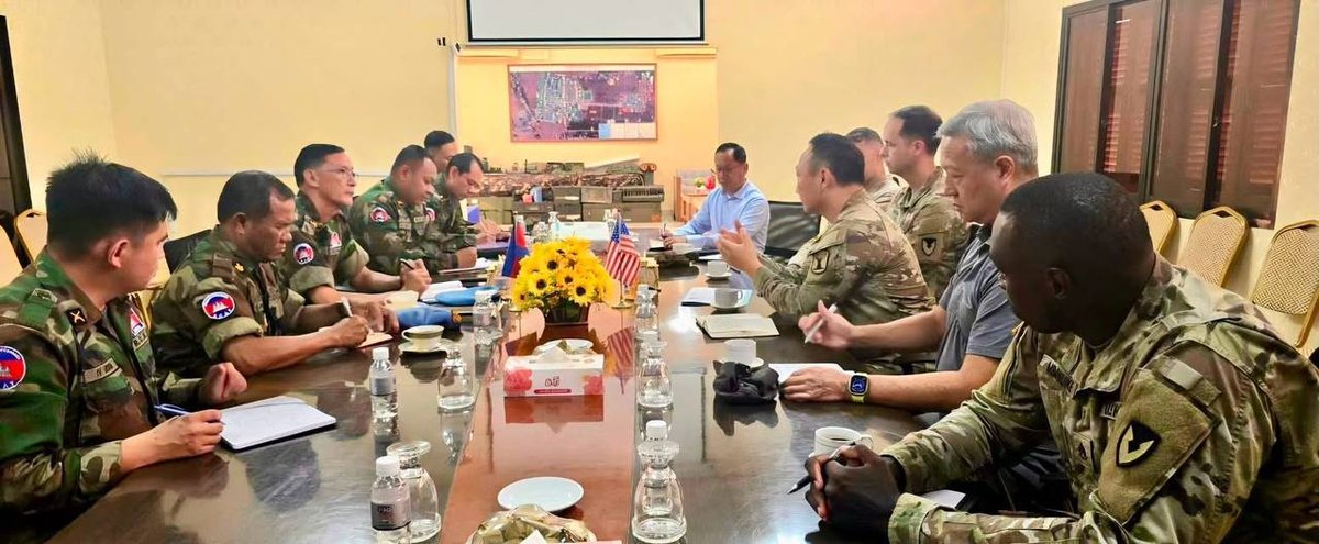 柬美重启吴哥哨兵联合军演筹备会议