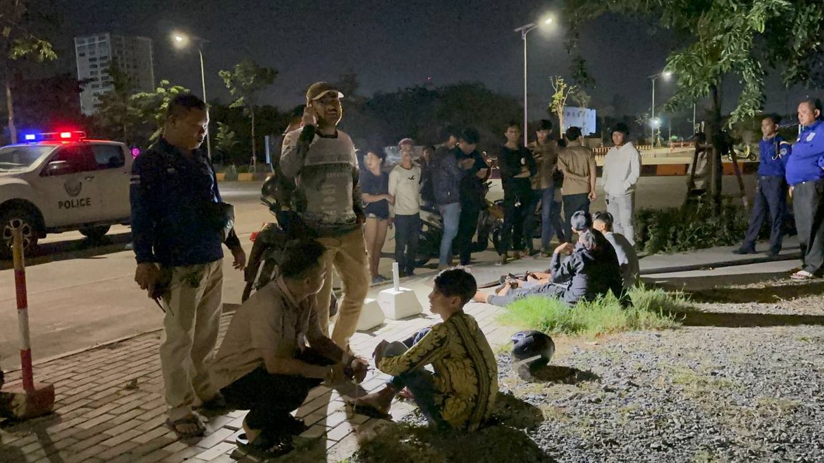 金边青少年暴力冲突频发 2名嫌疑人被捕