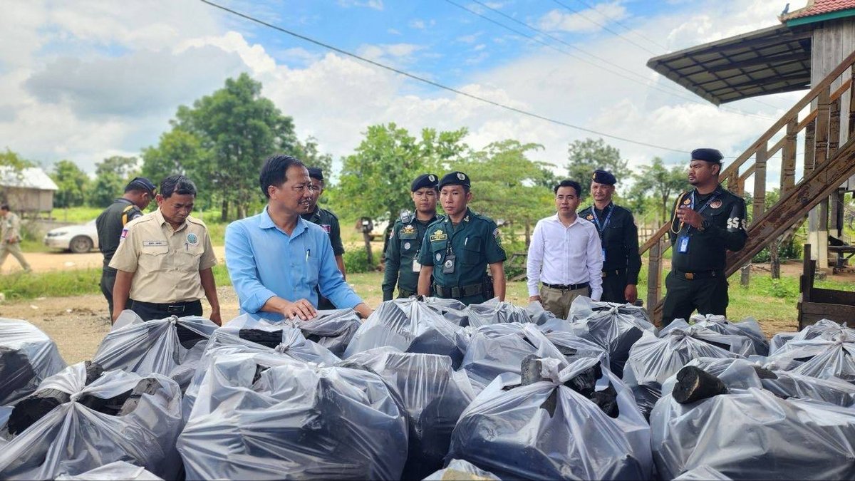 吉特波里县当局开展执法行动,指导当地民众停止非法砍伐树木制作