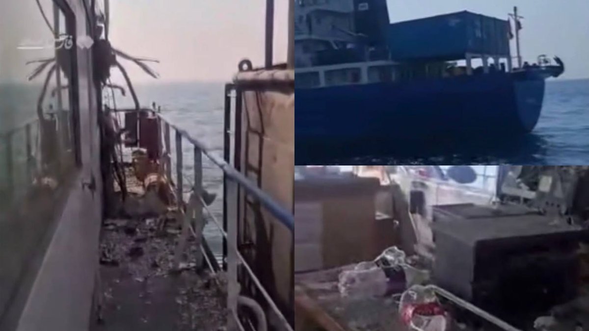 伊朗商船在霍尔木兹海峡遇袭 造成1死3伤