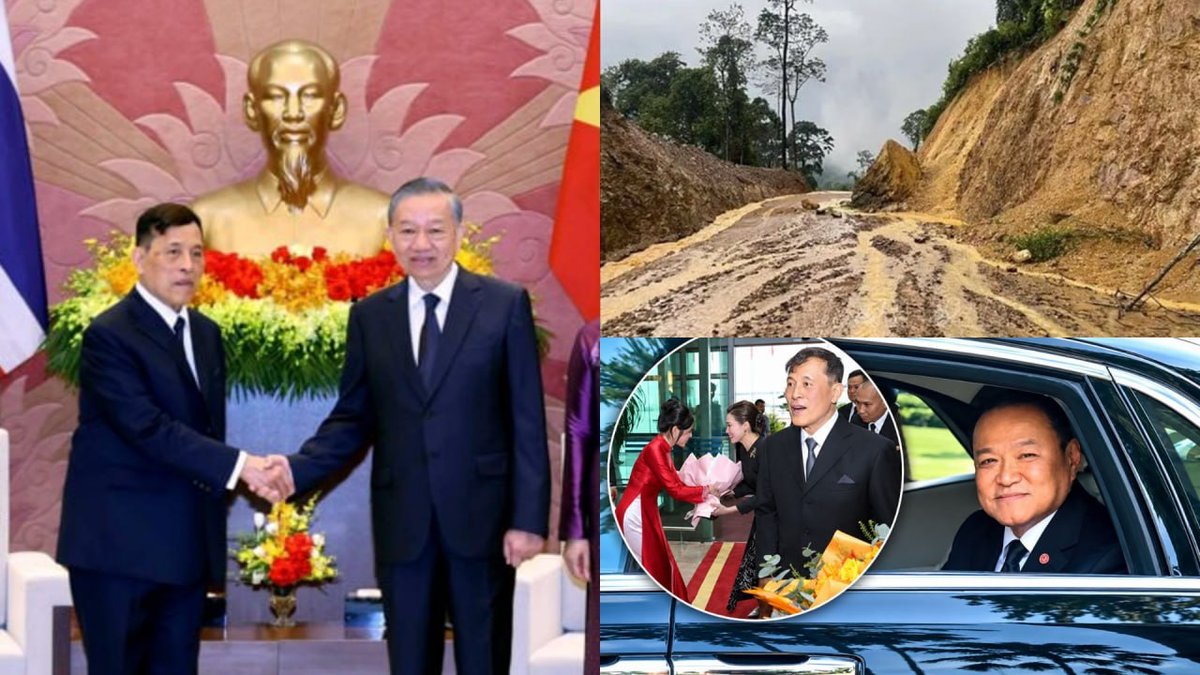 越南遭遇洪水与山体滑坡 泰国国王正在河内访问