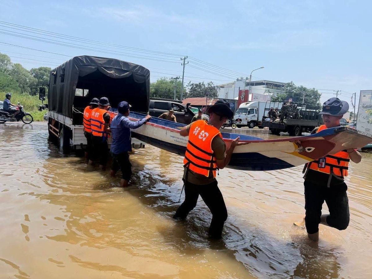 波贝及周边地区遭遇严重洪涝 多个县市受灾