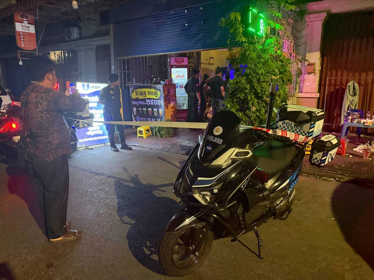 金边波森切区昨晚突袭行动 现场抓捕多人