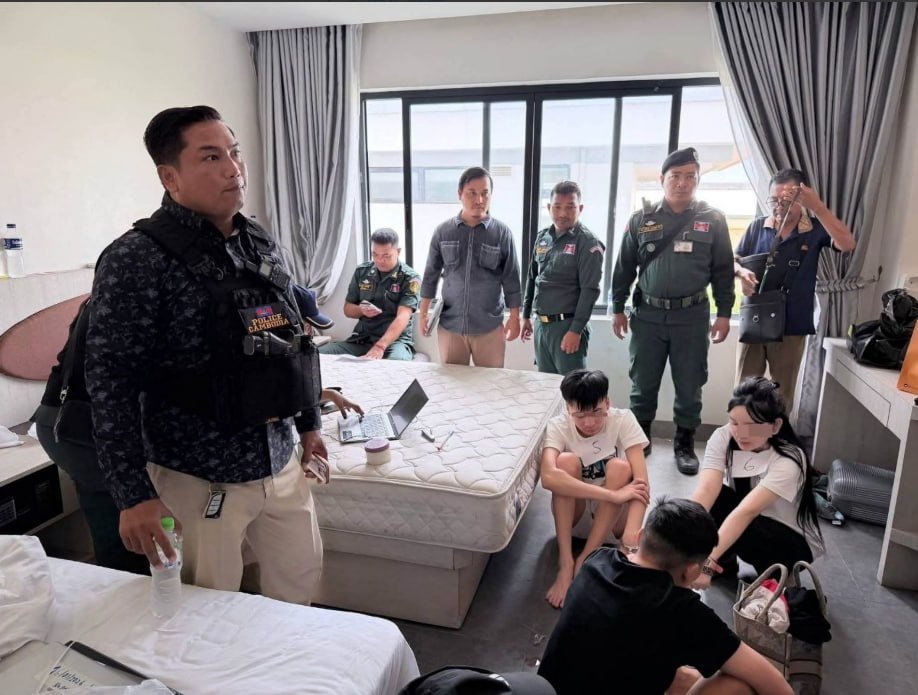木牌诺贝尔酒店突击检查 4名中国籍嫌疑人被捕