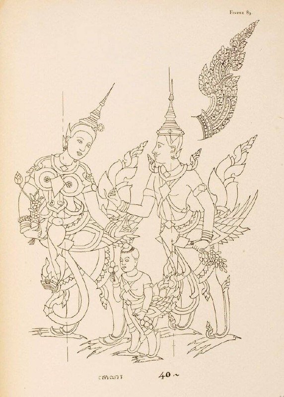 柬埔寨传统绘画艺术解析 人物比例与服饰