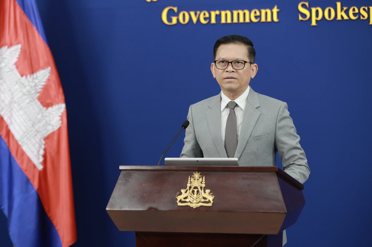 柬埔寨政府发言人再次强调,柬埔寨将坚持通过和平外交手段解决边