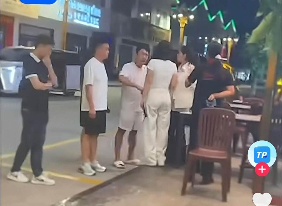 金边警方追捕4名殴打柬籍女性的中国籍男子