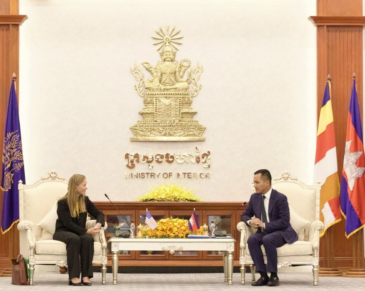 美国承诺与柬埔寨加强合作 共同打击跨国犯罪