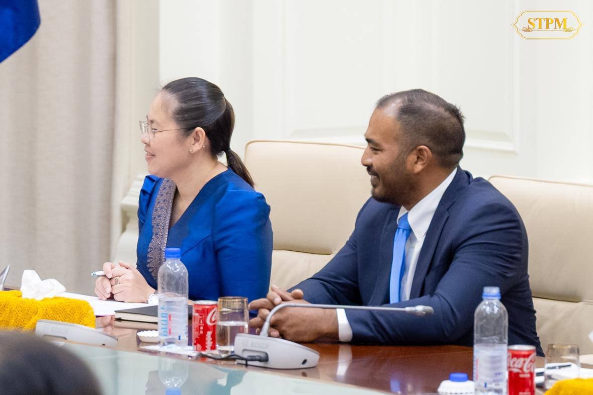 洪玛奈会见美国柬埔寨商会代表团 探讨深化双边经贸合作