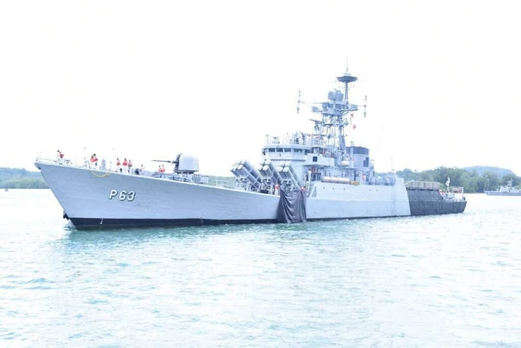印度海军舰艇停靠云壤海军基地 开展友好访问