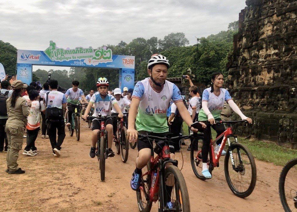 暹粒吴哥骑行活动9月20日开赛 推广体育旅游