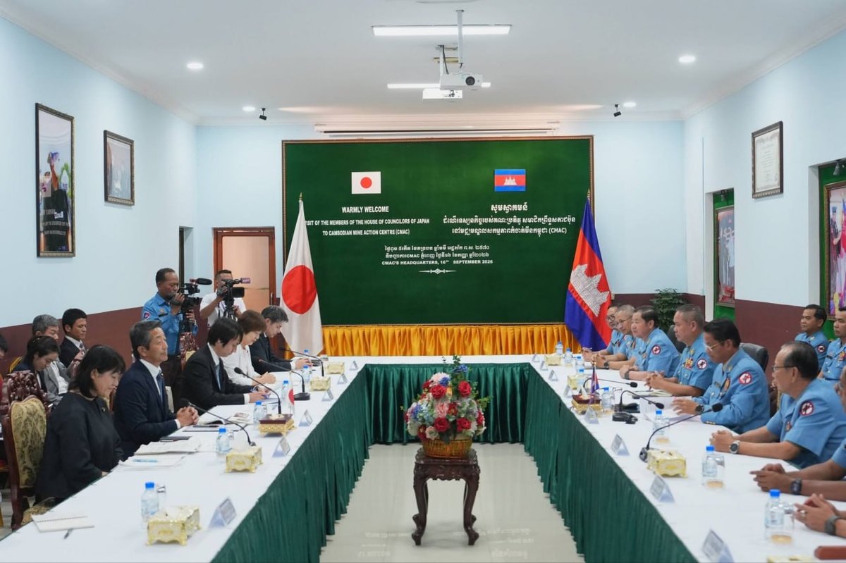 柬埔寨向日方反映战争遗留物影响 涉及35万民众